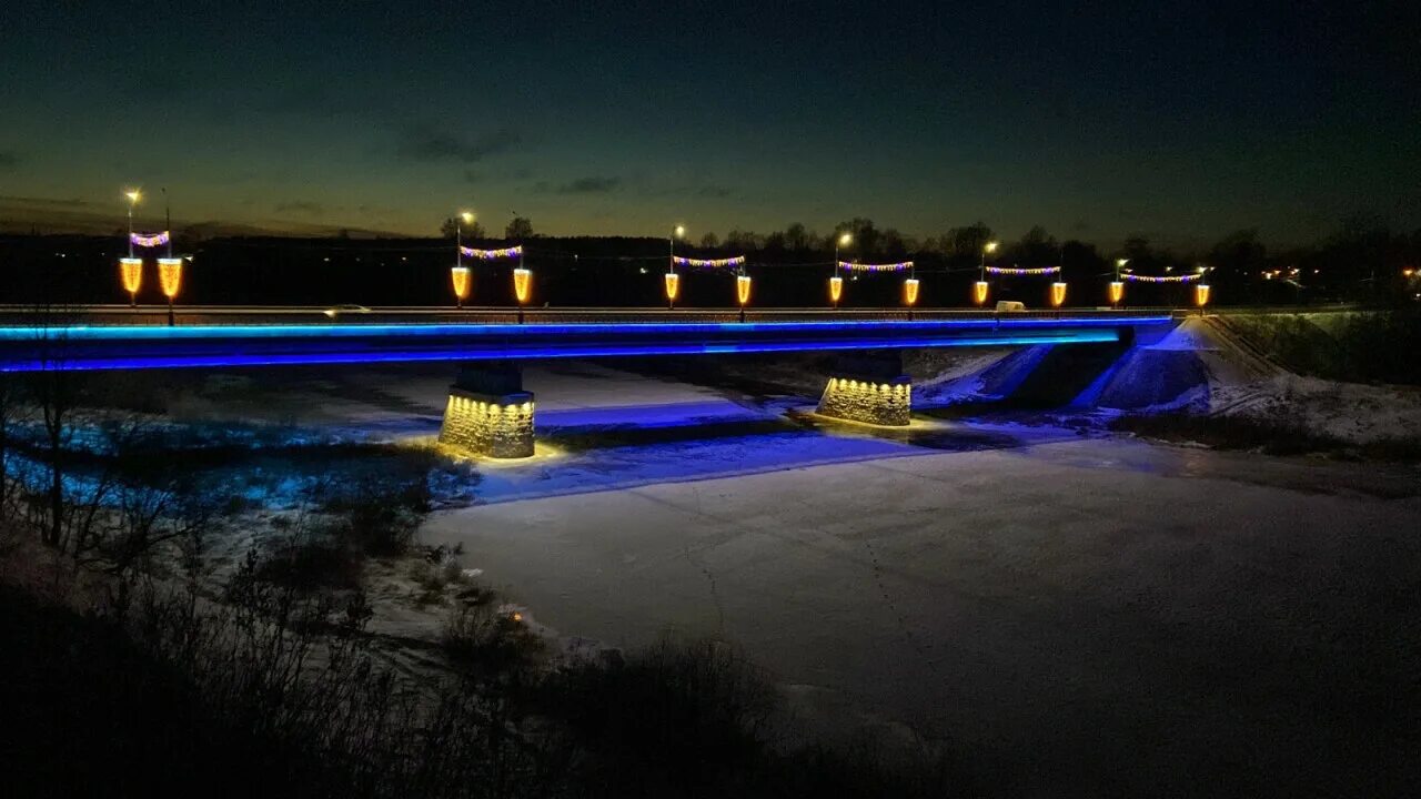 Мосты через реку луга