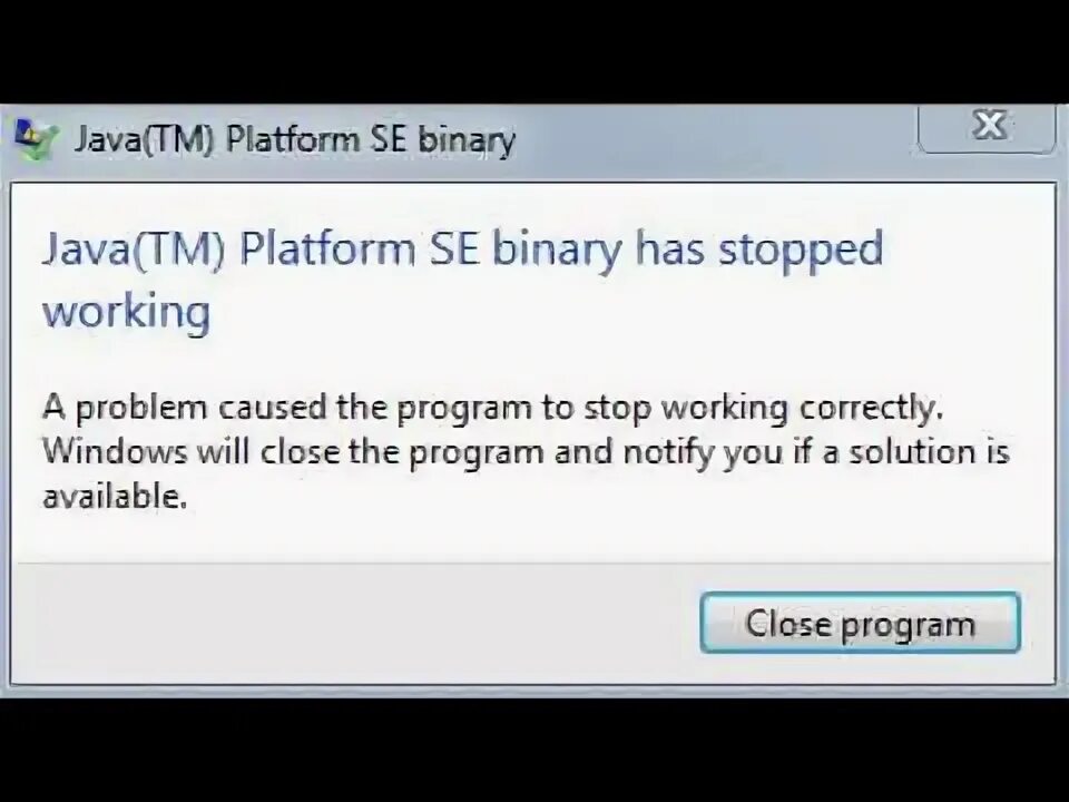 Java se binary не отвечает. Java platform se binary.