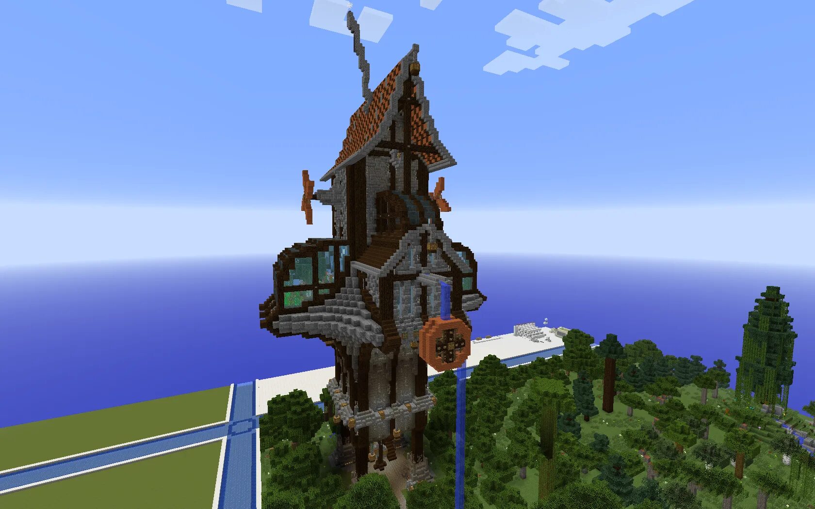 Minecraft build 3. Магическая башня minecraft. часовня майнкрафт башня. средневековая башня в майнкрафт. магический дом в майнкрафте.