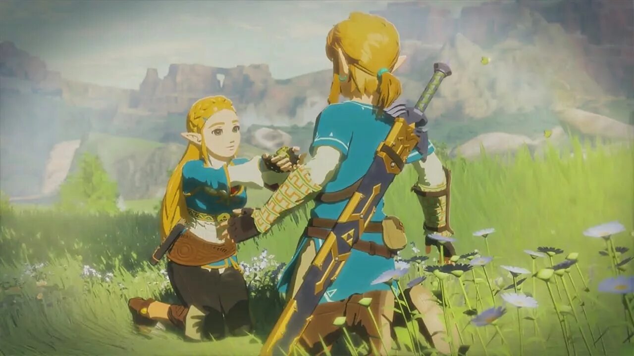 Как настраивать the legend of zelda. Легенда о Зельде Breath of the Wild. Зе Ледженд оф Зельда. Линк Зельда скрин. The Legend of Zelda Breath of the Wild Зельда.