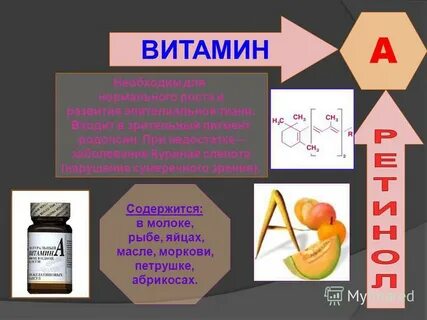 Зрительный пигмент витамин
