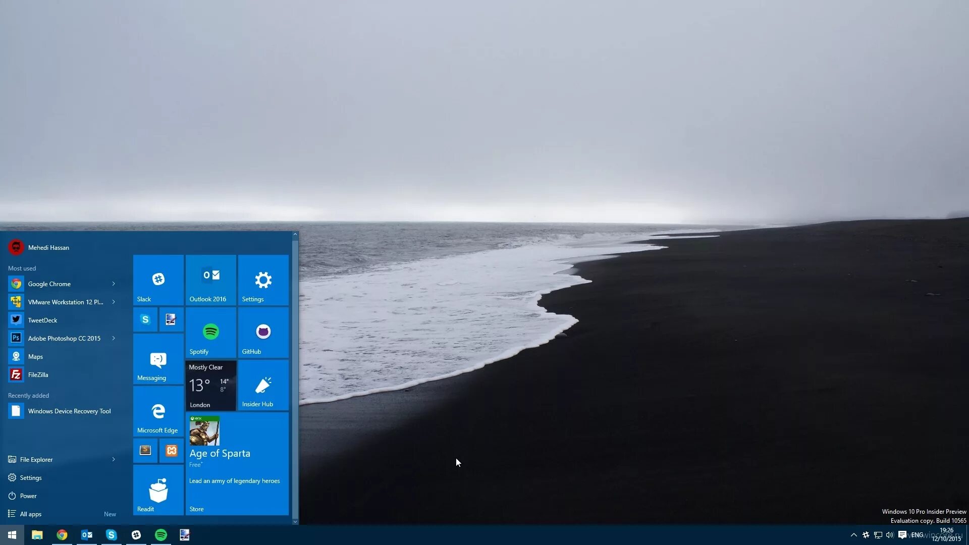 Windows 10 single