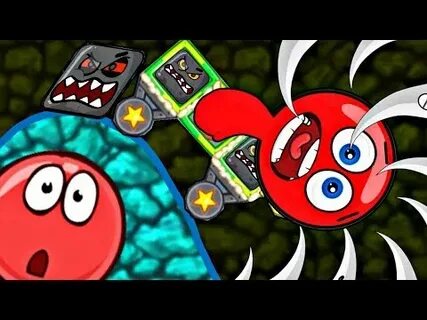 Старая игра красный шарик