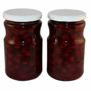 Вишня в литровых банках