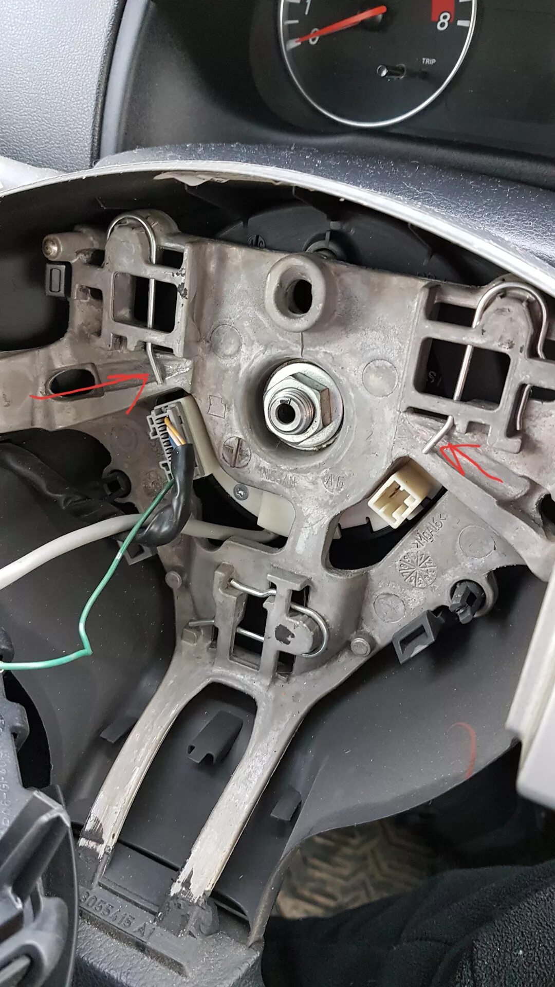 Как снять подушку безопасности ниссан ноте Покраска элементов салона Nissan Qashqai ч.1 Nissan Qashqai (1G), 2 л, 2007