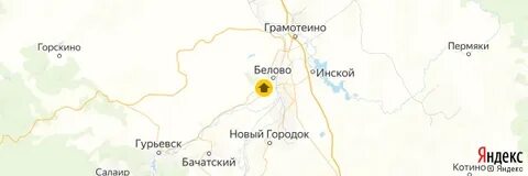 Карта гурьевск кемеровская