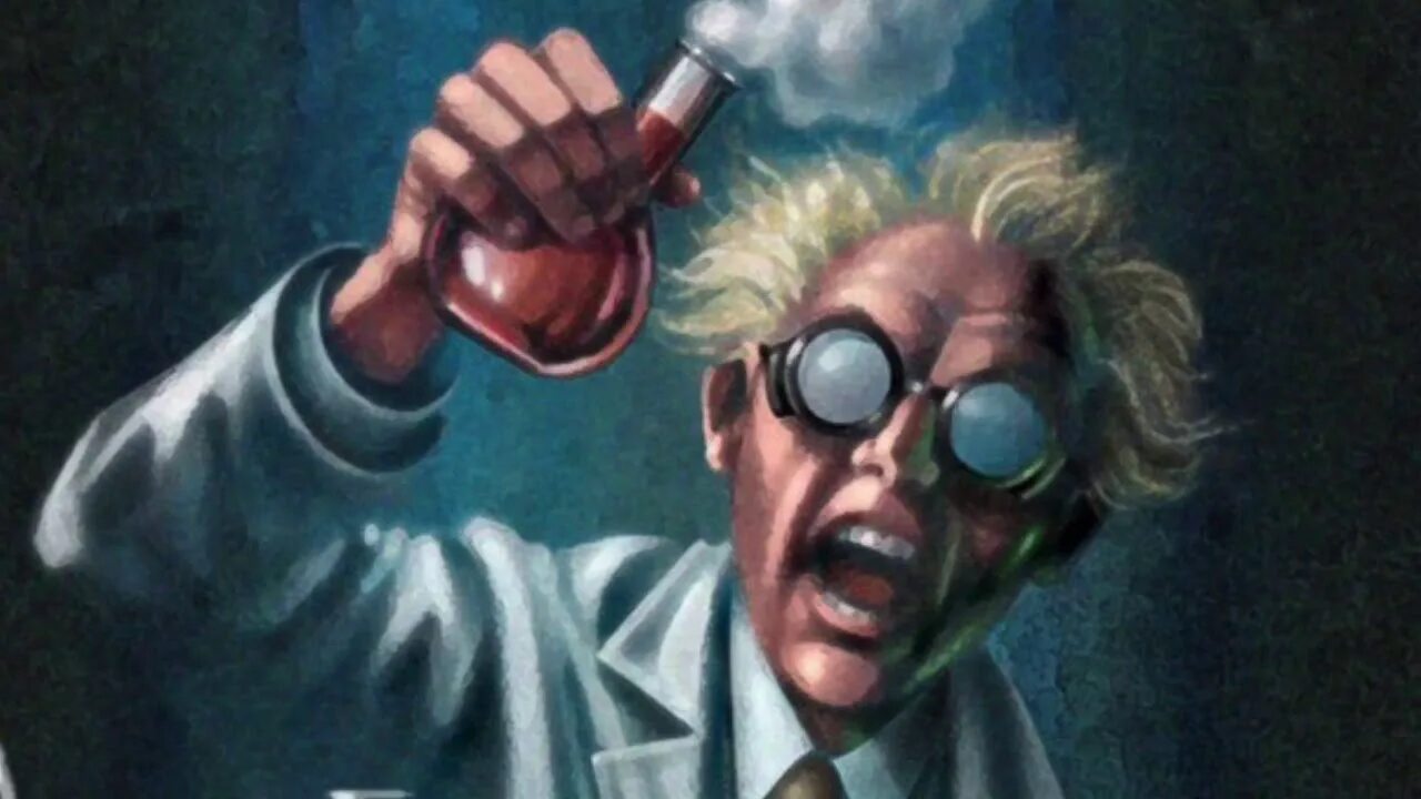 Безумный ученый очень боялся. Злой ученый. Безумный ученый. Злой Безумный ученый. Сумасшедший ученый.