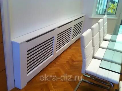 Закрыть радиаторы экраном