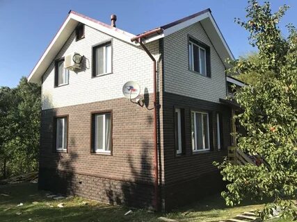Фасадные панели кирпич дом