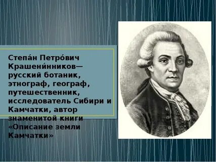 С п крашенинников открытия