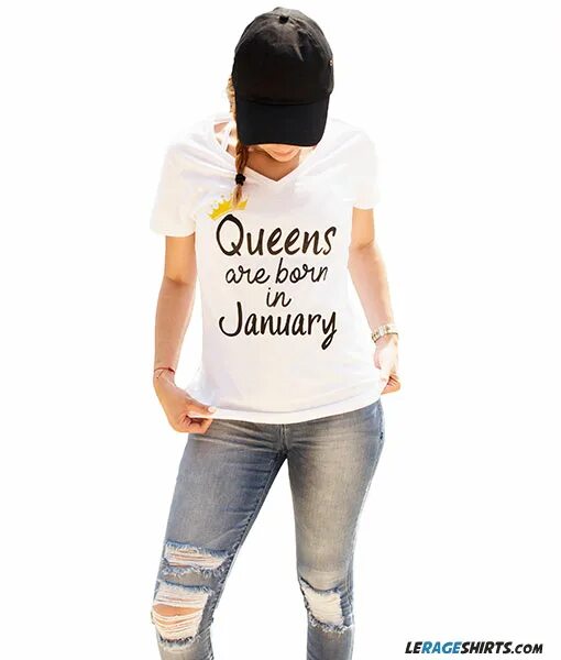 Женские футболки its good to be Queen. The born Queen. Queens are born in February. Born in July. Born to be students
