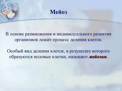 В основе размножения организмов лежит