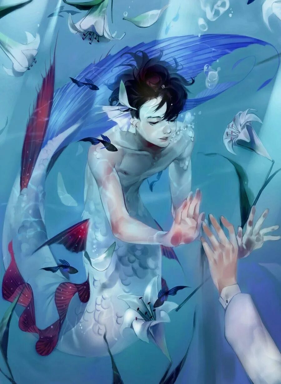 Desharow merman / тритон дешарова. Тритон арт. Тритон арт. Тритон фэнтези. Мермаид демон.