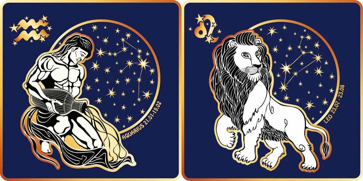 Лев и Водолей сестринские знаки. Знак Водолея и Льва. Знаки зодиака Лев и Водолей. Лев знак зодиака символ.