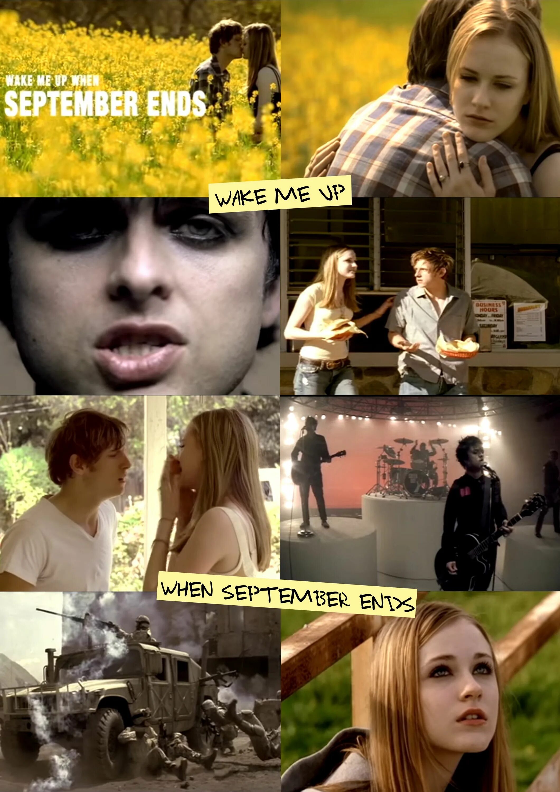 Песня when i wake up. Green day wake me up when september ends. green day september ends. when september ends. wake me up when september ends клип.
