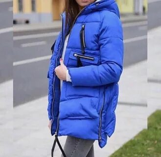 Куртка зимняя синего цвета
