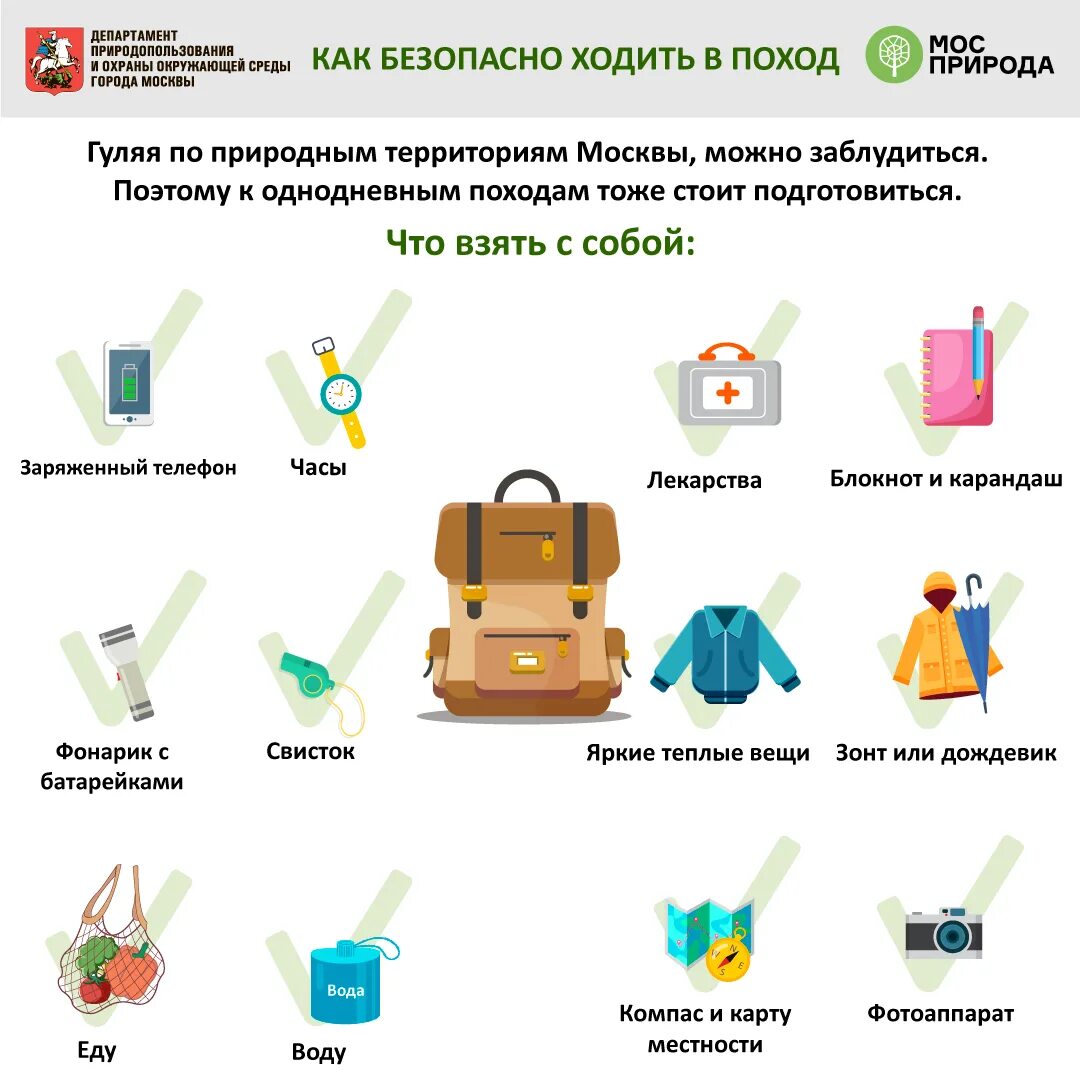 Что взять м соьой в поход. Нужные вещи для похода. Инфографика аргументы и факты. Снаряжение для похода. Памятка если заблудился в лесу.