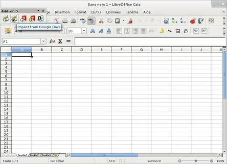 Libreoffice список