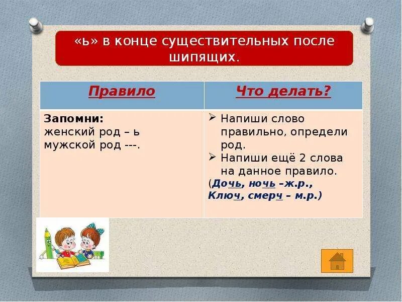 Придумать слово с окончанием. Слова с чь на конце. Мягкий знак после шипящих на конце существительных. Слово конец. Ч на конце слова правило.