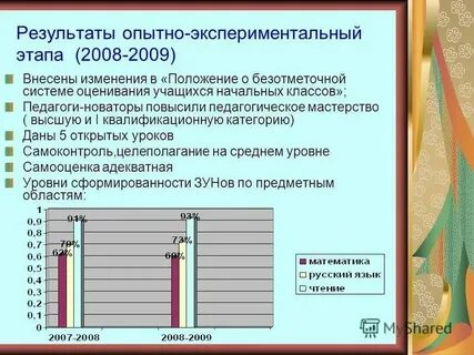 Уровни оценок в 1 классе