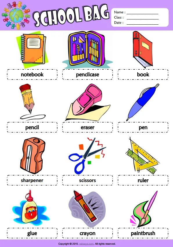 Школьные принадлежности на английском. Задания по английскому по теме школьные принадлежности. Задания по английскому Schoolbag. Школьные принадлежности for Kids.