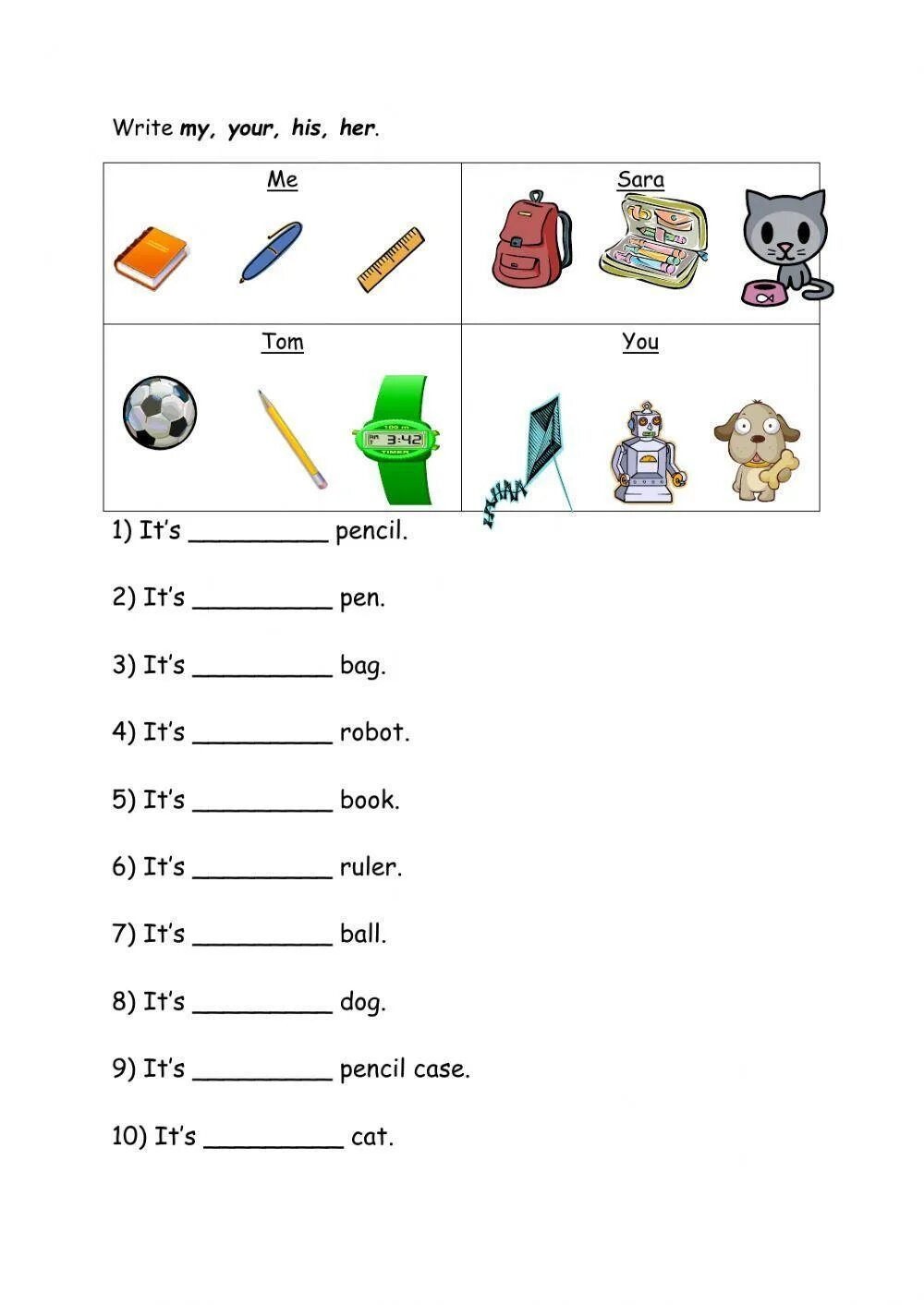 Possessive adjectives упражнения для детей. My his her английском Worksheet. My his her Worksheets. Mine yours his hers ours theirs упражнения Worksheets.