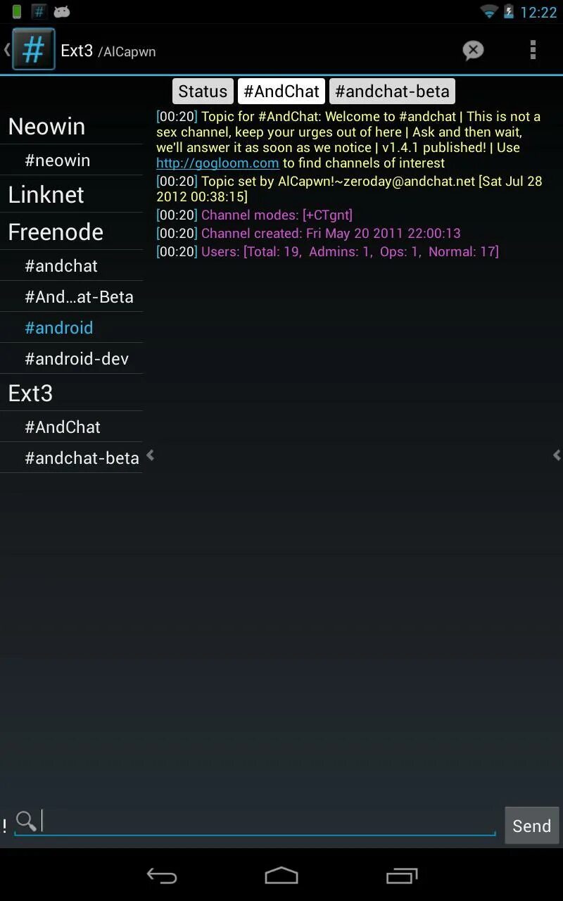 Beta send. For glory beta android.