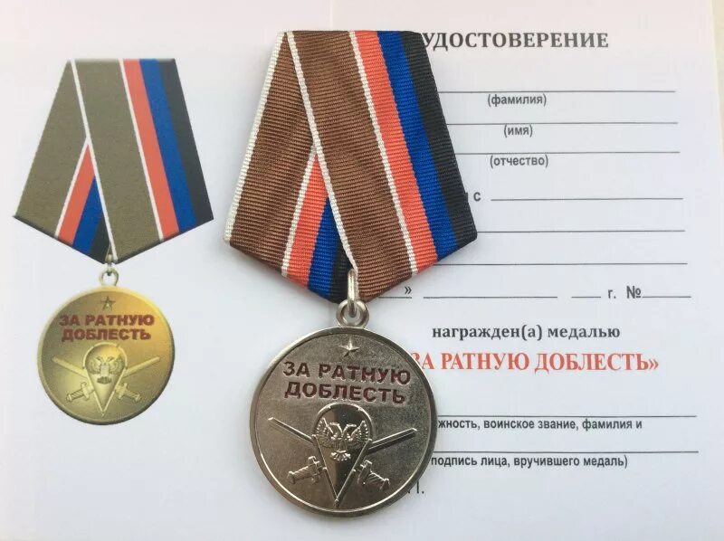 Медаль за боевую доблесть 2. Медаль за боевую доблесть 2