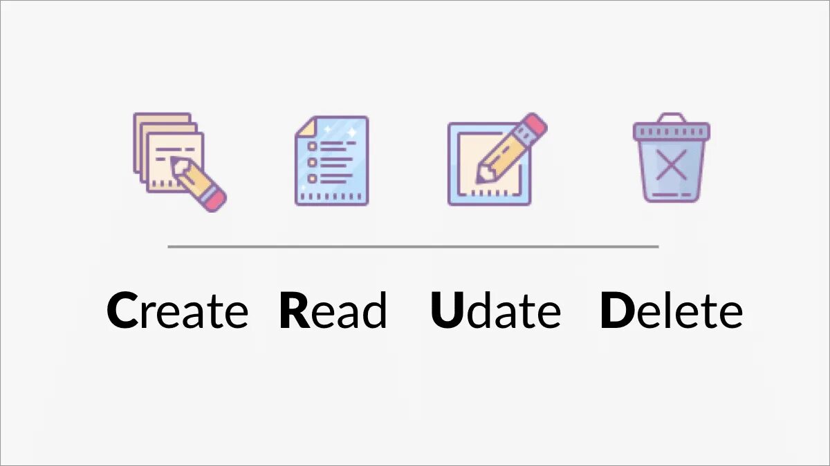 Create read update delete