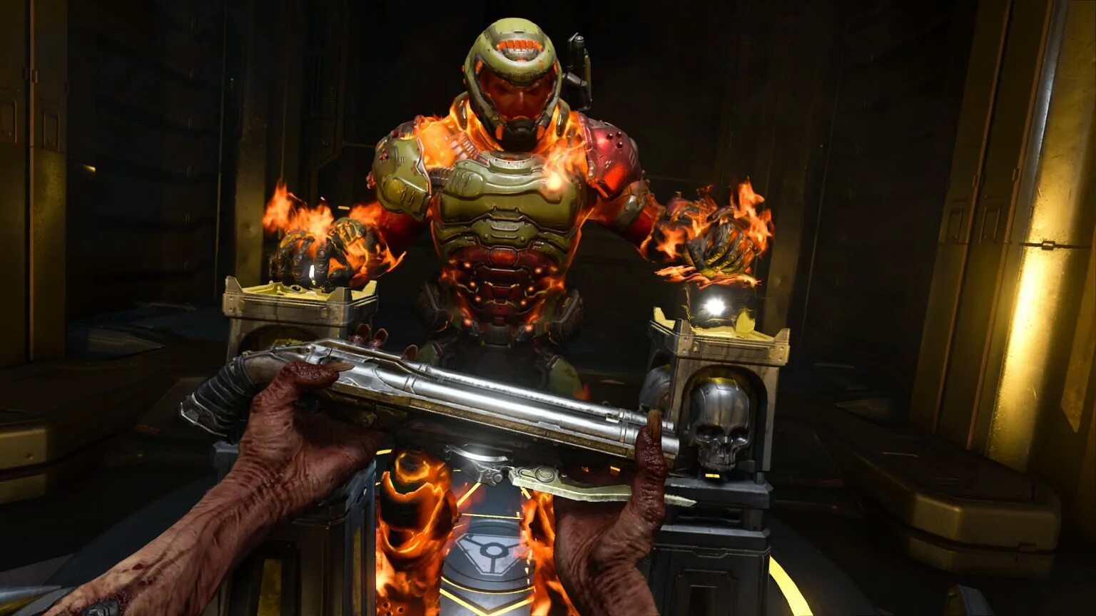 Doom Eternal ps4. Горнило палача Doom 4.