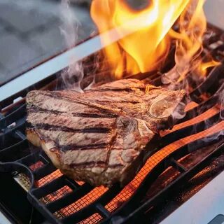 Мясо на газовом гриле