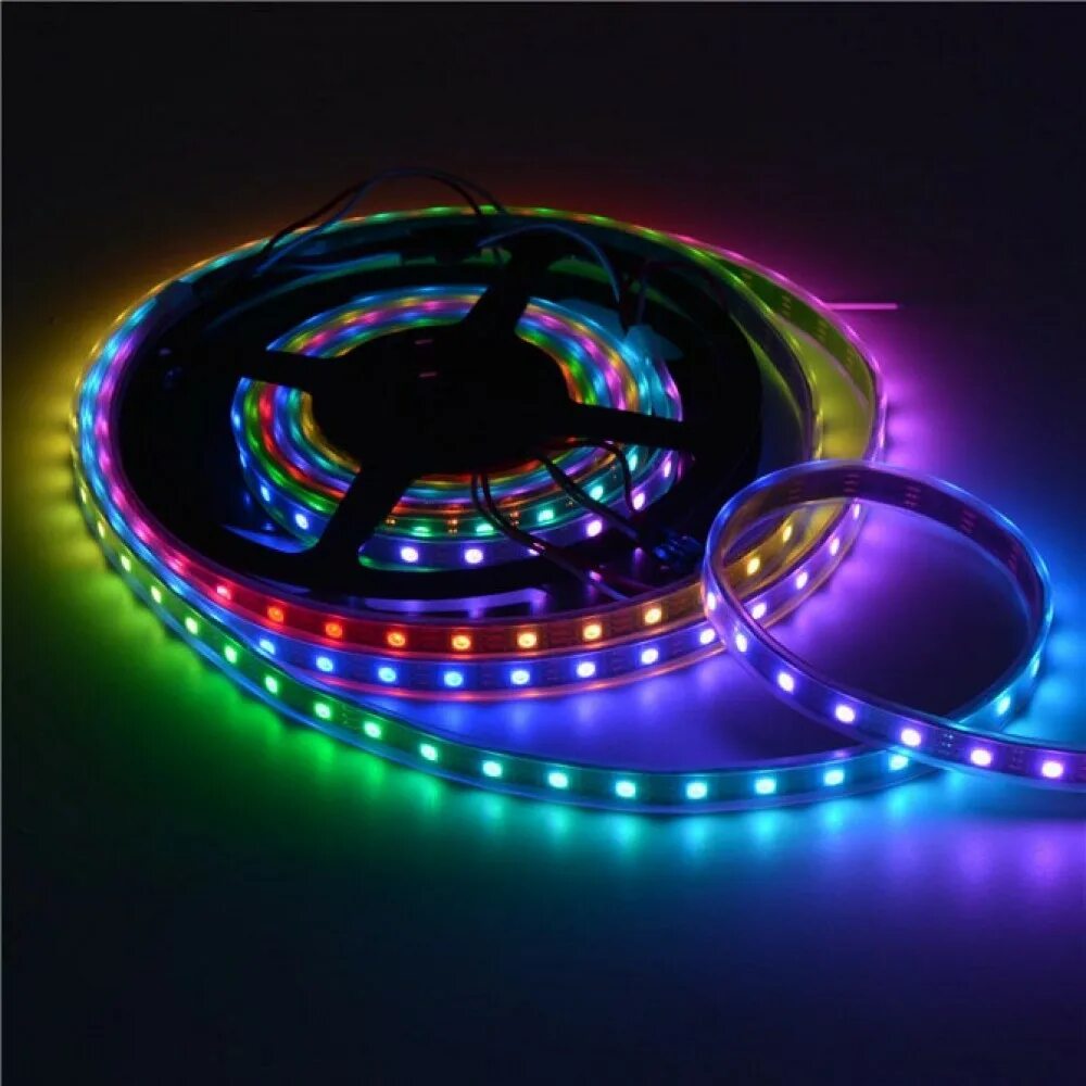 Адресная светодиодная лента ws2812b. RGB 5050 60led 1m. Ws2812b 5050. SPI ws2815b адресная светодиодная лента RGB, 12 вольт, 5050, 60 led. Светодиодная