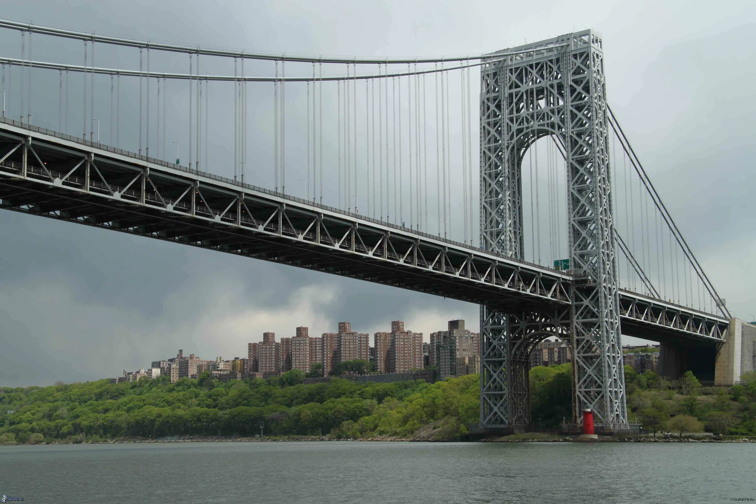 Мост через гудзон в нью-йорке. Джорджа вашингтона. George washington bridge. Нью джерси мост. Мост джорджа вашингтона фото.