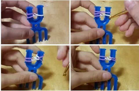 Фигурки из резиночек на рогатке для начинающих