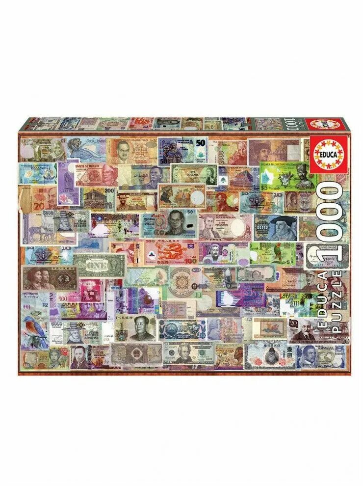 пазлы банкноты. денежные пазлы. пазлы деньги. игрушечные 5000 рублей. пазл купюра.