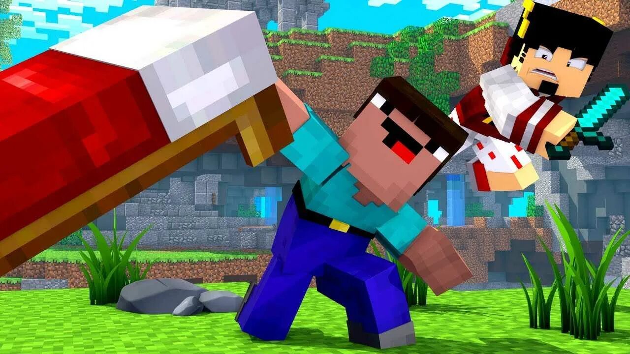 Minecraft нубик и про. Майнкрафт НУБИК. Майнкрафт НУБИК В МАЙНКРАФТЕ. НУБИК дровосек. Майнкрафт НУБ дак плей.