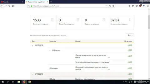 Толока заработок