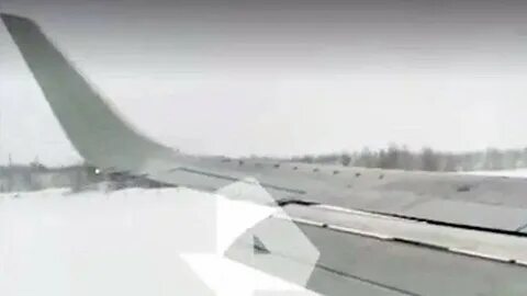 Жесткая посадка самолета