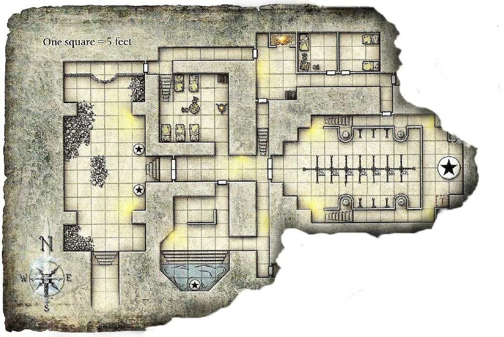 Карта подземелья ДНД 5. Заброшенное поместье ДНД карта. Заброшенный храм ДНД карта. Карта заброшенного замка ДНД.