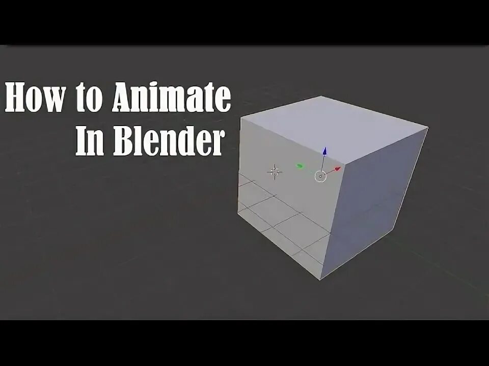 Animate blender. Animate blender