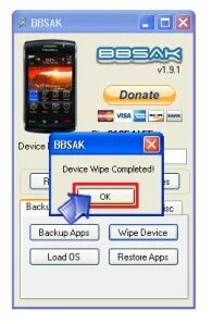 Wipe device