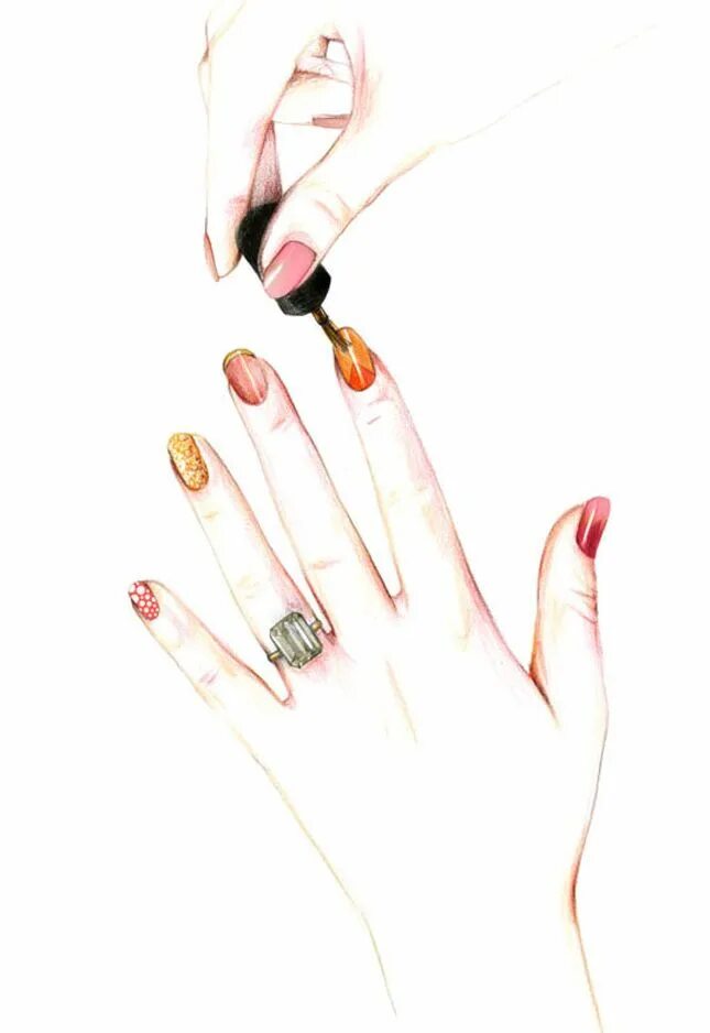 Идеи для маникюра картинки Unghie a San Valentino Nail art tutorial, Valentine nail art, Manicure tutorials