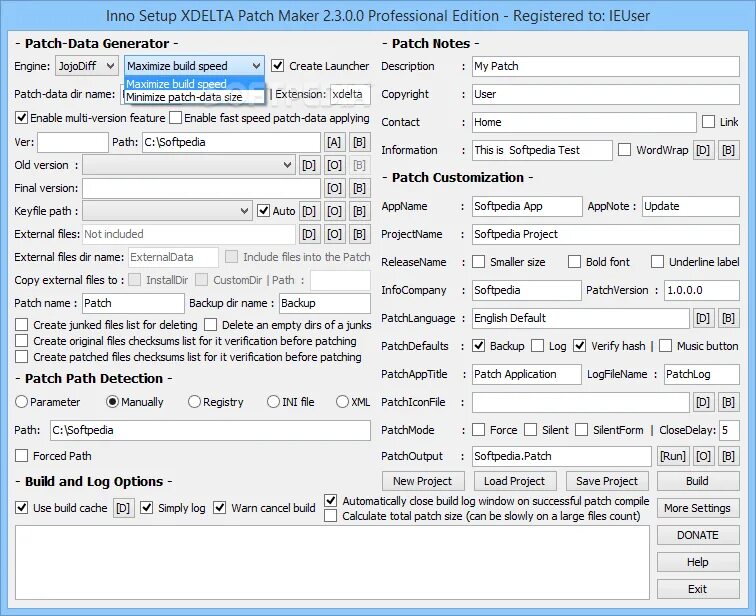 External file