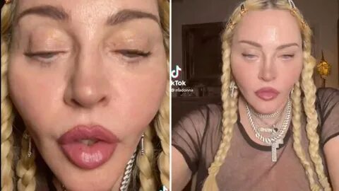 Dünyaca ünlü şarkıcı Madonna&039;nın, TikTok üzerinden estetikli halin...