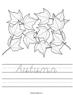 Leaves worksheets