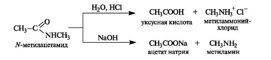 Уксусная кислота образуется при гидролизе. N-метилацетамид гидролиз. Метилацетамид гидролиз. Гидролиз амидных групп. Метиламид уксусной кислоты.