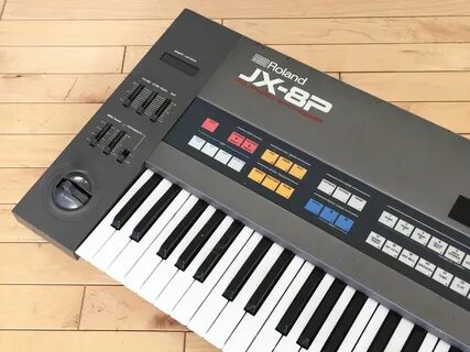 Roland Jx 8p Synthesizer Music Vintage Synth Drum Machine.