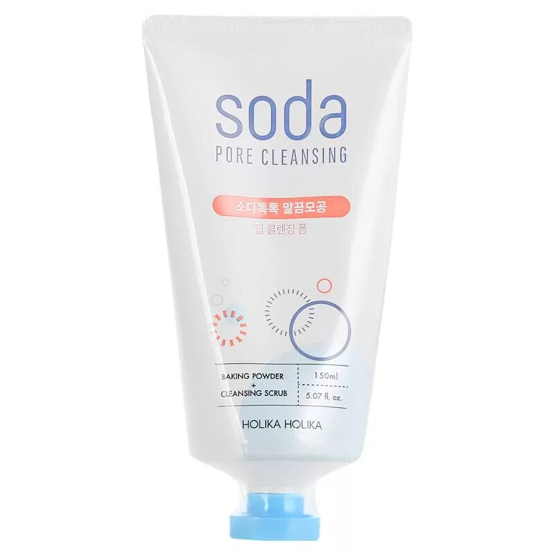 Пенка очищающая "Holika Holika" Soda Pore Cleansing 150мл , , шт. Холика маска сода ток ток Клин. Холика Холика сода ток ток Клин пор масло для лица.