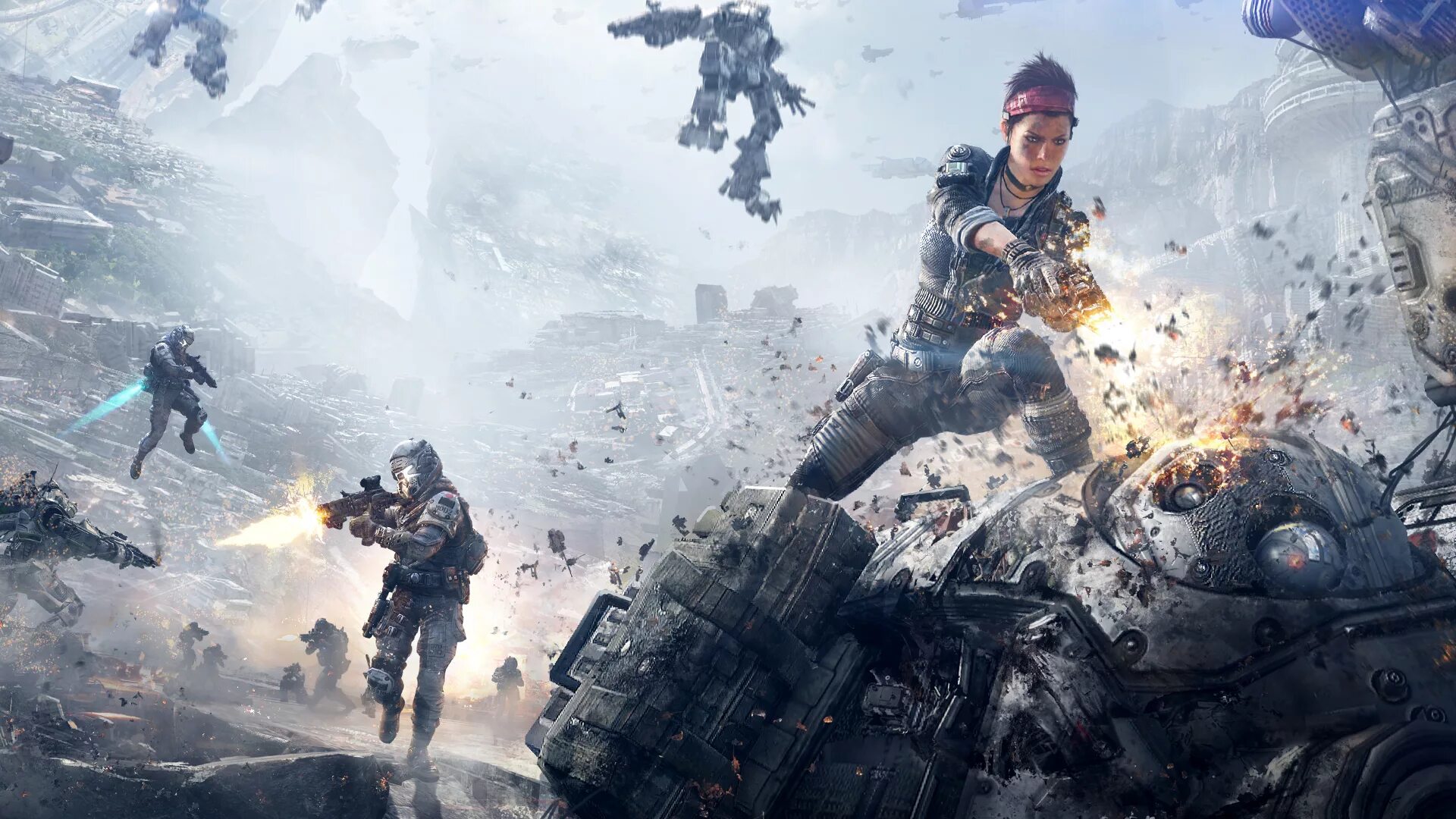Что ты можешь из игр. Титанфалл 1. titanfall 4k. титанфол 4. игровой фон.