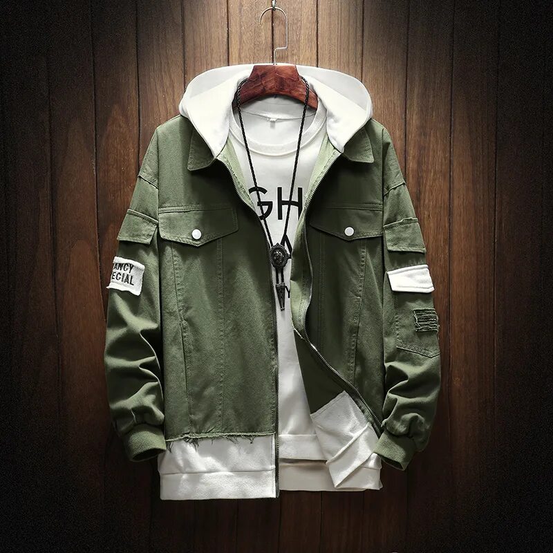 Patch jacket